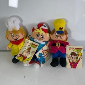 Kelloggs Breakfast Bunch Plush Toys Snap Crackle Pop 1997